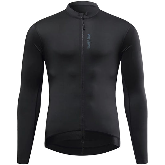 Men Cycling Jersey Long Sleeves Fit Comfortable Sun-Protective Road Bike MTB Jerseys Autumn Spring Male Gym Clothes